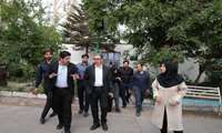 بازدید معاون دانشجویی فرهنگی و مدیر امور دانشجویی از مجموعه خوابگاهی الزهرا (س)